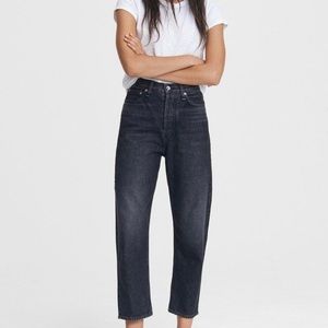 Rag & Bone High Rise Straight Jeans